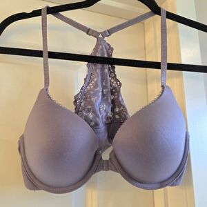 Victoria's Secret Lavender Racerback Push-Up Bra